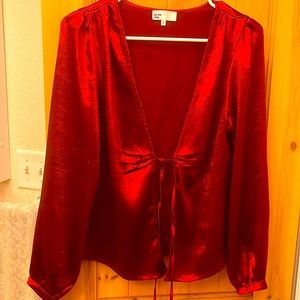 Super cute red blouse, very comfy!